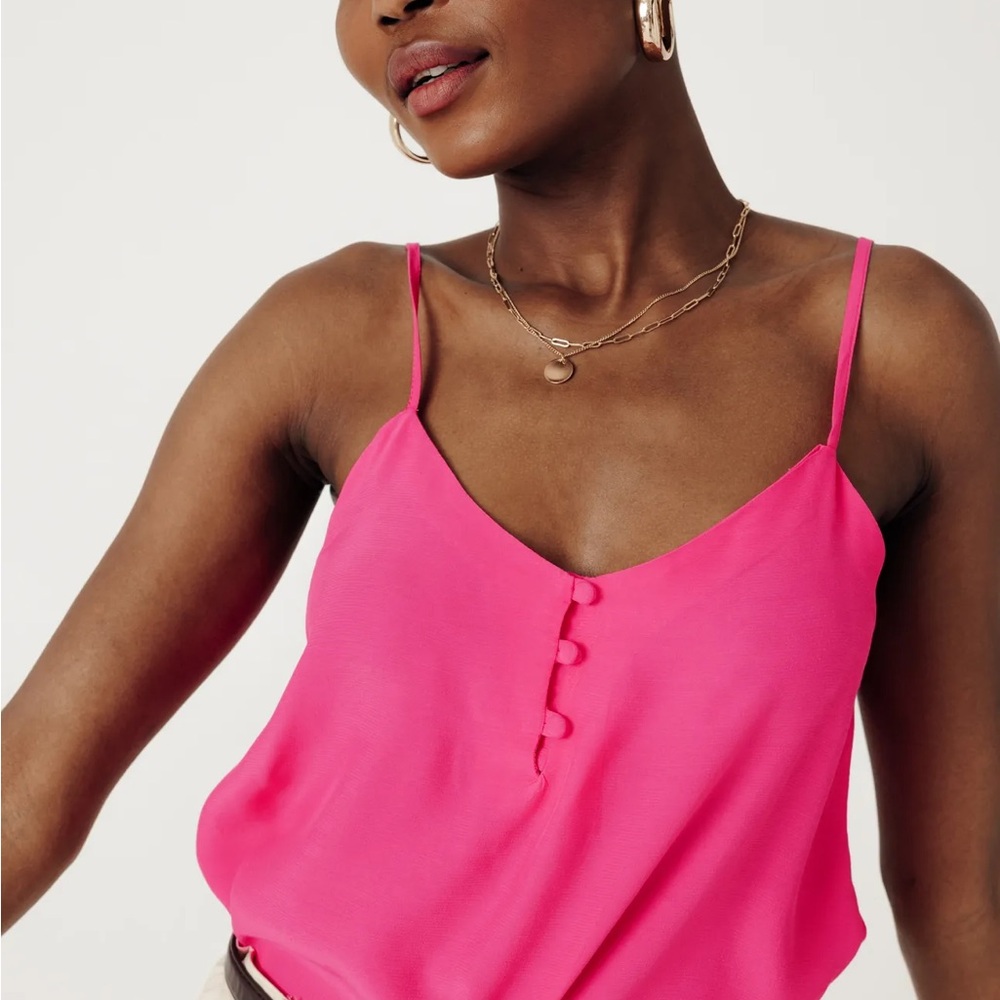 NEW - Express Velvet Fuchsia Camisole Top